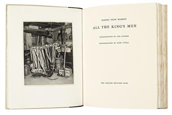 (THE LIMITED EDITIONS CLUB.) Warren, Robert Penn. All the Kings Men.